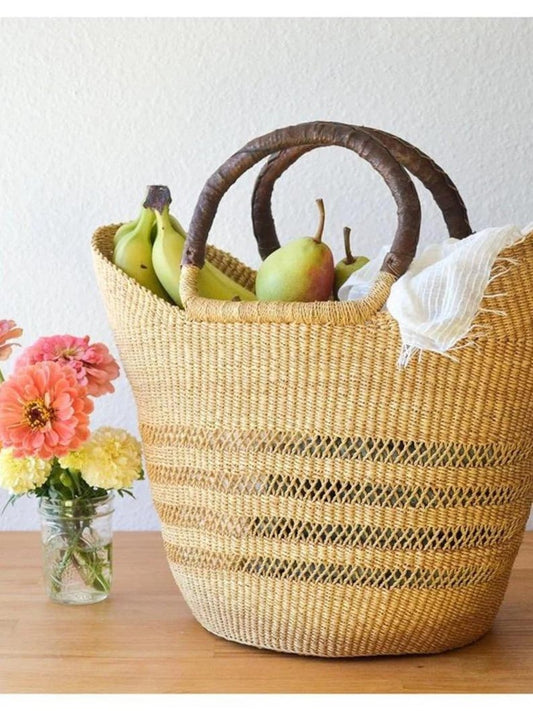 Large U-Shopper Bolga Baskets